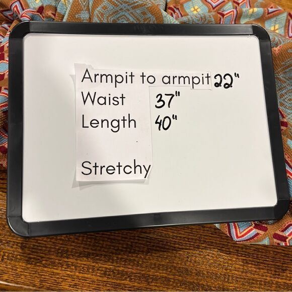 LuLaRoe Amelia geometric print short sleeve scoop neck casual plus size dress 2X - Picture 12 of 15